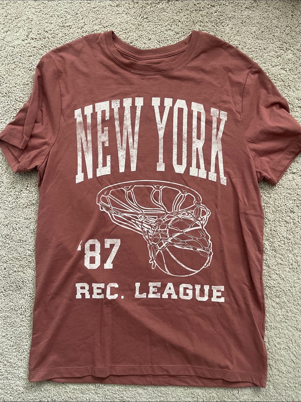 Goodfellow & Co New York Graphic Tee - Rust